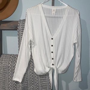 Women’s Blouse Brown Buttons